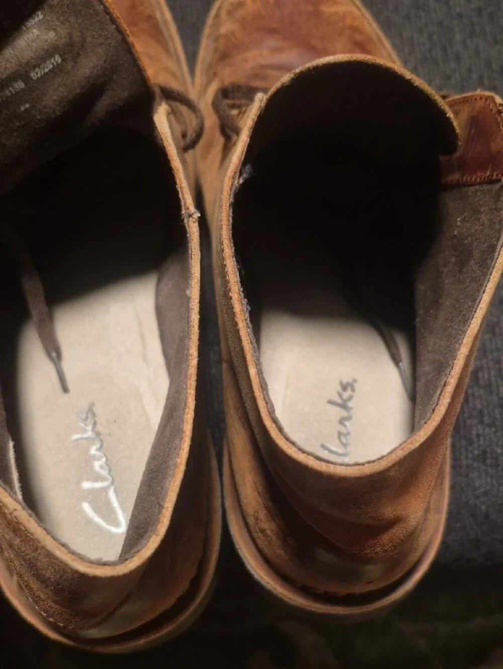Clarks Men's Brown Leather Chukka Boots